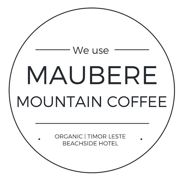 We use Maubere Mountain Coffee — organic Timor-Leste roast